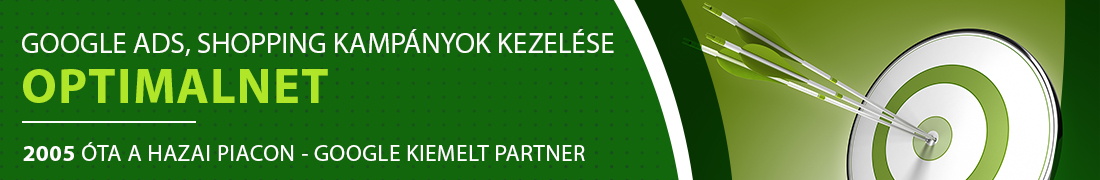 Optimalnet - Google Ads, Shopping kampányok kezelése